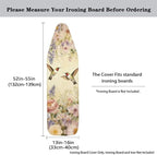 Purple Bird Flowers Ironing Board Cover Stretchy Extra Wide Table Top Ironing - Image 5
