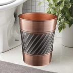 Monarch Abode Metal Bathroom Trash Can – Waste Basket - Image 5