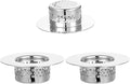 3 Pcs Bathroom Sink Drain Strainer, Catcher Shower Drains Stainless Steel Sinks by Unknown