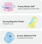 AGPTEK 8 Pack Magnetic Cable Clips, Upgraded 360° Rotatable Cord Holder Clips - Image 3