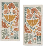 Boho Floral Hand Towels by qiuhuang