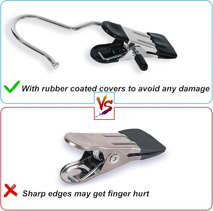 15/30Pcs Upgrade Double Head Clamp Dipped Clothespin - Image 5