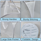 Pop Up Laundry Hamper, Reinforced Mesh Laundry Basket - Image 6