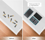 JJC AA Battery Storage Case Holder Organizer, Compact PC Battery Box - Image 2