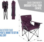 ALPS Mountaineering King Kong Camping Chairs for Adults with Mesh Cup Holders and Pockets, Built Durable and Reliable with Compact Foldable Steel Frame - Image 2