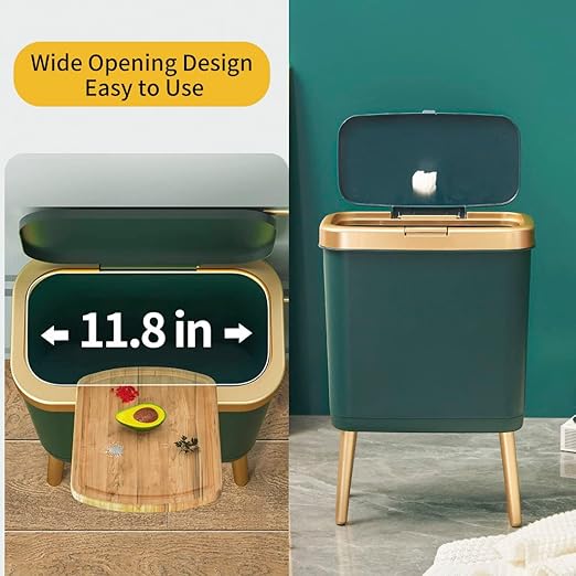 Procade 2Pack Gold Trash Can - Image 4