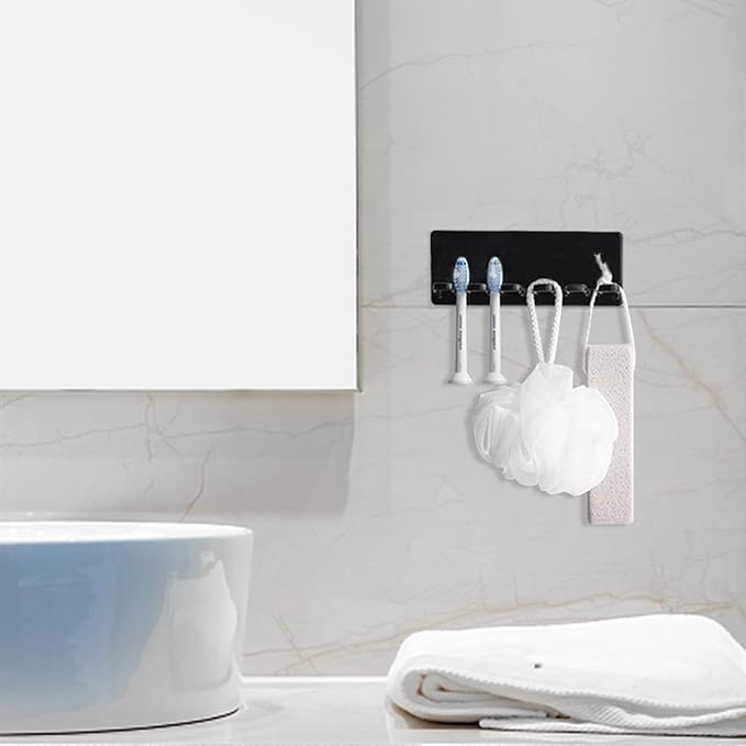 5 Slots Self Adhesive Toothbrush Holder - Image 6
