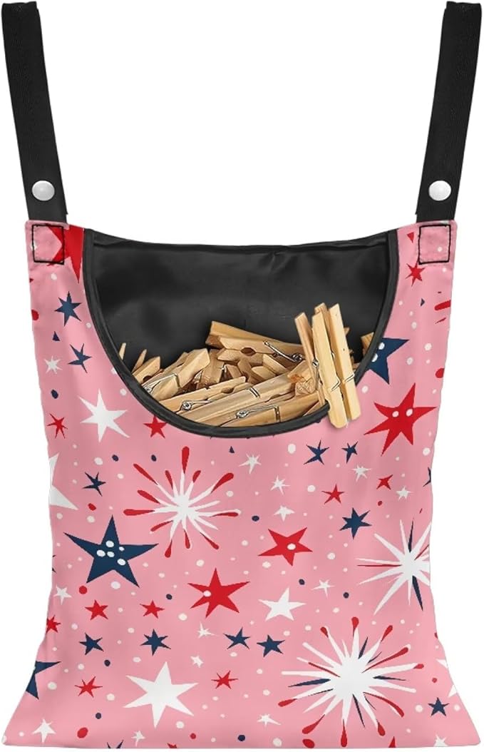 Clothes Pin Hanging Bag, Clothes Pins Bag Holder Outdoor 4.Stylish Clothespin by Unknown