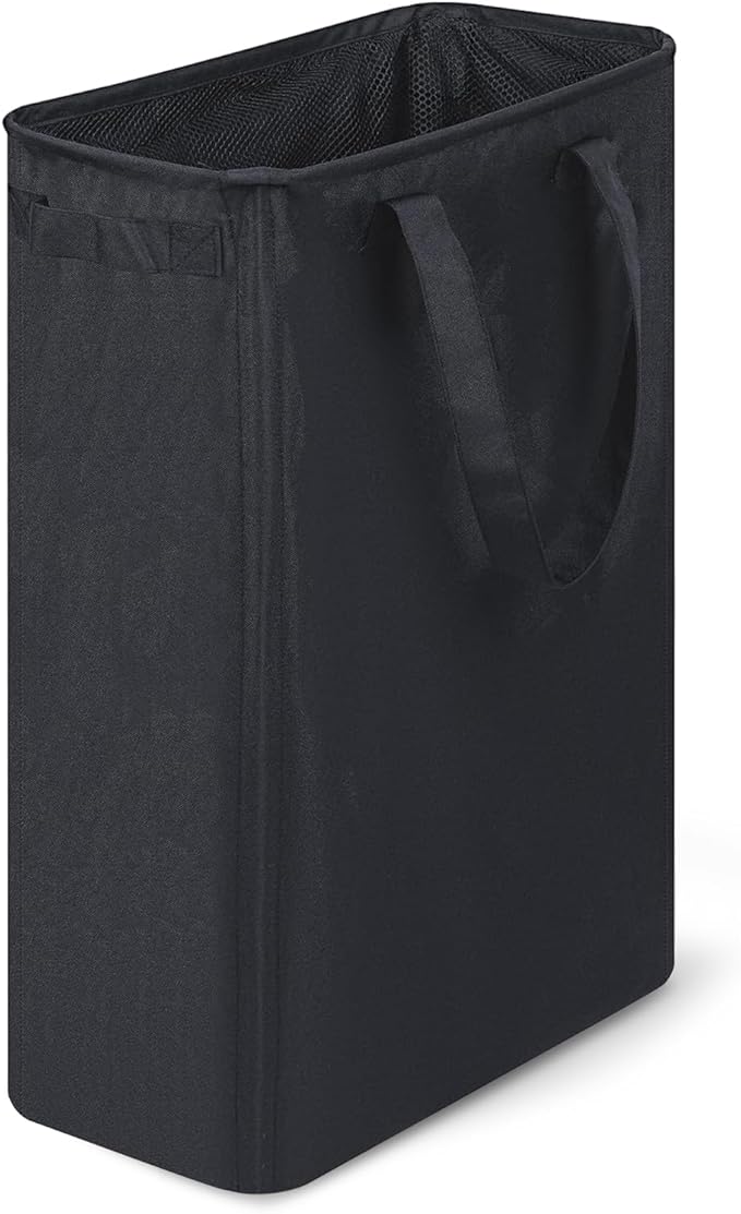 Slim Laundry Hamper, 48L Ultra Thin Collapsible Laundry Basket by ORIELFORMS