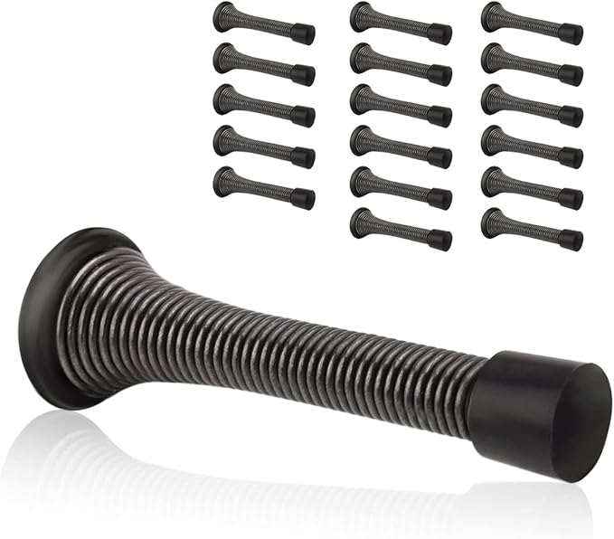 14 Pack Spring Door Stopper Oil Rubbed Bronze by KOVOSCH