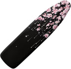 Ironing Board Cover, Soft Durable Elastic Edge & Hook and Loop Fasteners Stain by Tomeusey