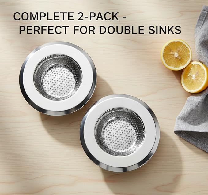 2-Pack 4.5 Inch Sink Strainers - Image 8