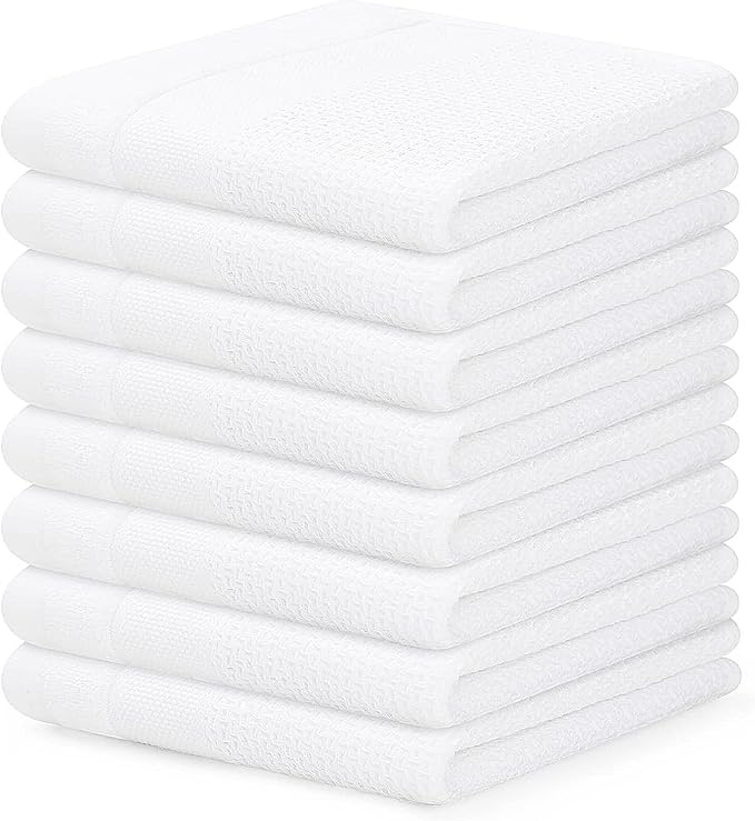 Homaxy 100% Cotton Dish Cloths, 8 Pack by Homaxy