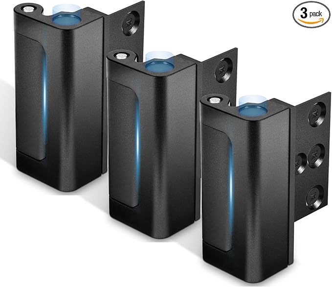 3Pack Home Security Door Reinforcement Lock, Childproof Safety Door Lock Latch by Steinwhale