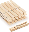 Large Clothes Pins Wooden Clothespins, 4 Inch 12 Pack Heavy Duty Outdoor Pegs by SFSOONEAT