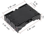 18650 Battery Case Holder, 5 Pack 3 Slots x 3.7V DIY Battery Storage Box - Image 5