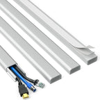 Delamu Grey Cord Hider, 56.7in Grey Cord Covers by DELAMU