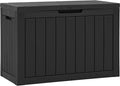 YITAHOME 45 Gallon Deck Box, Outdoor Storage Box for Patio Cushions, Outdoor Tools, Gardening Tools, Sports Equipment, and Throw Pillows, Lockable and Waterproof, Black by YITAHOME