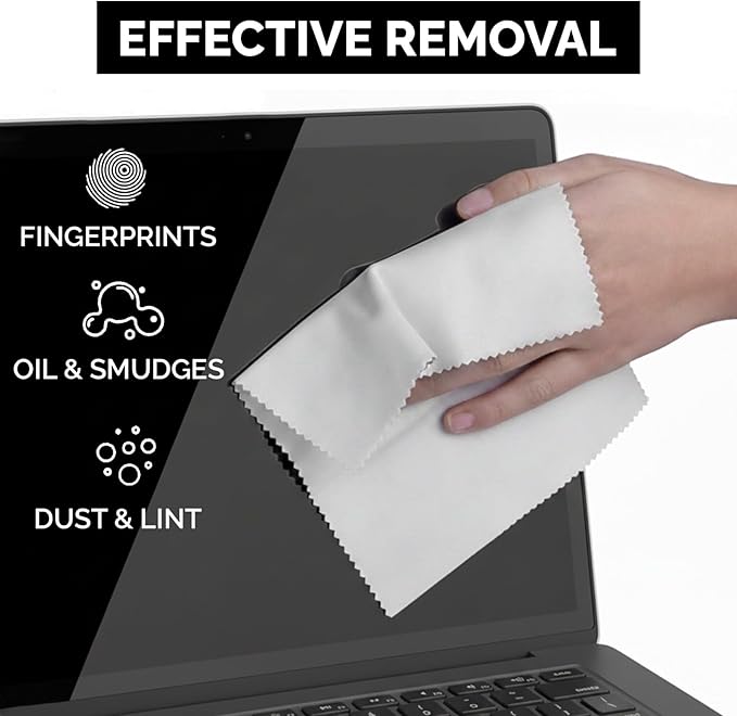 Microfiber Cleaning Cloths 6 Pack – 6x7 Inch Lint‑Free Lens & Screen Cleaner – - Image 6