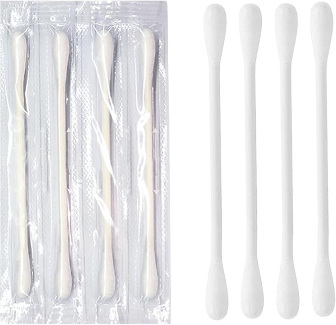 Individually Wrapped Double Round Cotton Swabs by Le+Miju