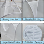 2Pcs Pop Up Hampers for Cruise, Folding Laundry Basket Space Saving Design - Image 6