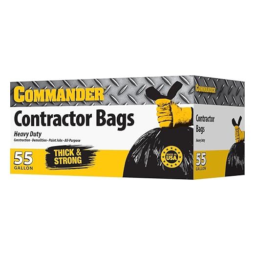 Commander 55 Gallon 2 MIL Heavy Duty Contractor Bags - Image 2