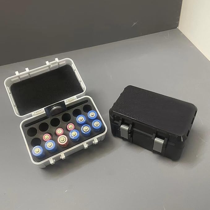 MEETOOT AA/AAA Button Batteries Universal Storage Box Sealed Sponge Cushioning - Image 7