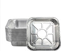 Non-Stick Disposable Air Fryer Aluminum Foil Liners Square 50PCS, Oil-Proof by ANQIA