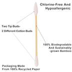 Natural Bamboo Cotton Swabs, Eco-Friendly & Biodegradable – Comfortable and Soft - Image 3