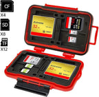 LYNCA 24 Slots Camera Memory Card Case Holder Water-Resistant Anti-Shock SD - Image 4