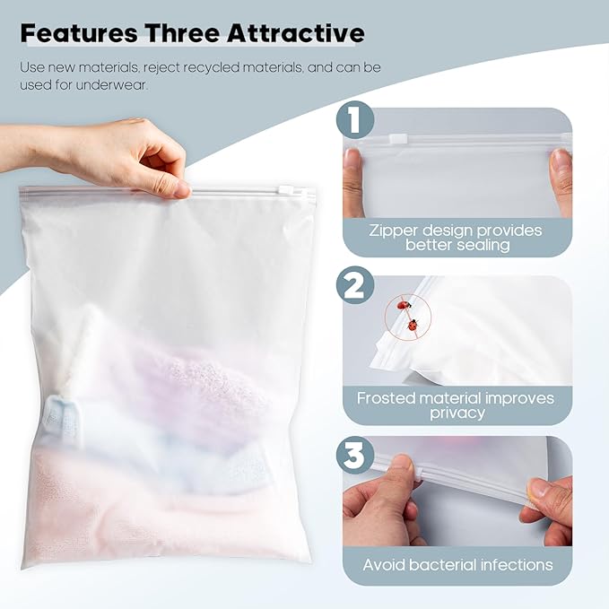 8x10 Inch Swimsuit Bags, socks，towel | No Vent Holes - Image 4