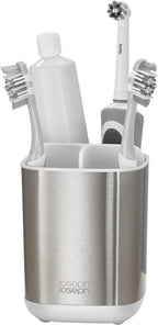 Joseph Joseph EasyStore Stainless-Steel Toothbrush Holder Bathroom Storage by JosephJoseph