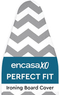 Encasa XO Ironing Board Cover and Pad 54"x18" by EncasaXO