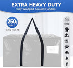CONGREGATE 8-Pack Heavy Duty Black Moving Bags - Image 3