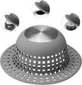 Shower Drain Hair Catcher, Bathtub Drain Cover Foldable Silicone Shower & Tub by SayGoodbyetoHairClogging