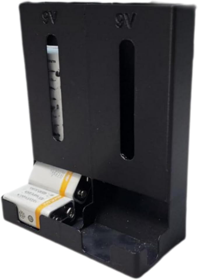 9V battery storage case holder box dispenser by ZodanMerchandising