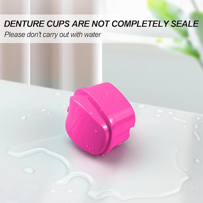 Denture Cup Retainer Cleaning Case False Teeth Soaking Container - Image 7