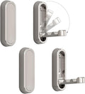 4PCS Folding Coat Hooks, Heavy Duty Wall Hooks Made of Zinc Alloy, Foldable by XSGTZMJ