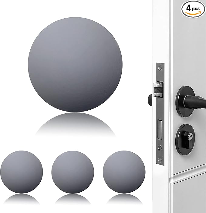 XoYoZo Door Stoppers Wall Protector Buffer Guard Doorknob Door Handle Bumper by XoYoZo