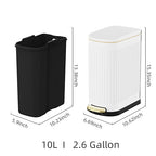 2.6 Gallon Slim Bathroom Trash Can - Image 5