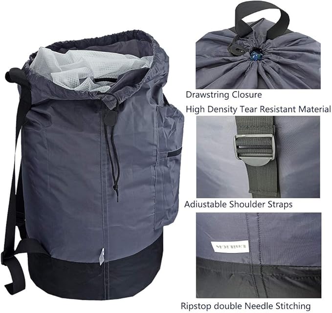 Washable Laundry Bag Backpack - Image 2