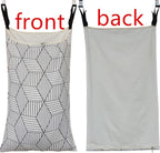 Adjustable Space Saving Door Hanging Laundry Hamper Bag - Image 2