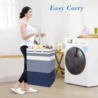 BlissTotes 3-Pack Laundry Basket, Freestanding＆Waterproof Laundry Hamper - Image 5
