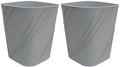 DAJITRE Small Plastic Trash Can Wastebasket Recycling Bin by DAJITRE