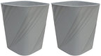 DAJITRE Small Plastic Trash Can Wastebasket Recycling Bin by DAJITRE