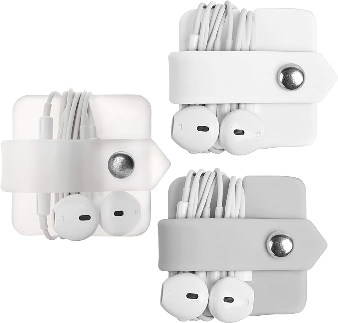 Cord Organizer Earbuds Holder Earphone Wrap Earphones Organizer Headset by ELFRhino