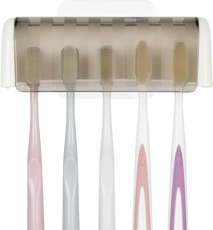 5 Slots Wall Mount Toothbrush Holder - Image 4