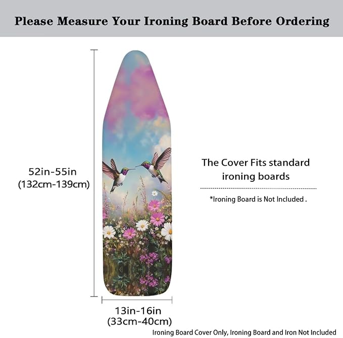 Ironing Board Cover and Pad 16 x 55 Inch Iron Board Cover - Image 5