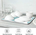 Super Absorbent Dish Drying Mat, Microfiber Fast-Drying Dish Mat, Kitchen Dish - Image 7