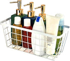 2 Set LeleCAT Hanging Wall Basket Organizer, Over the Cabinet Door Adhesive - Image 4